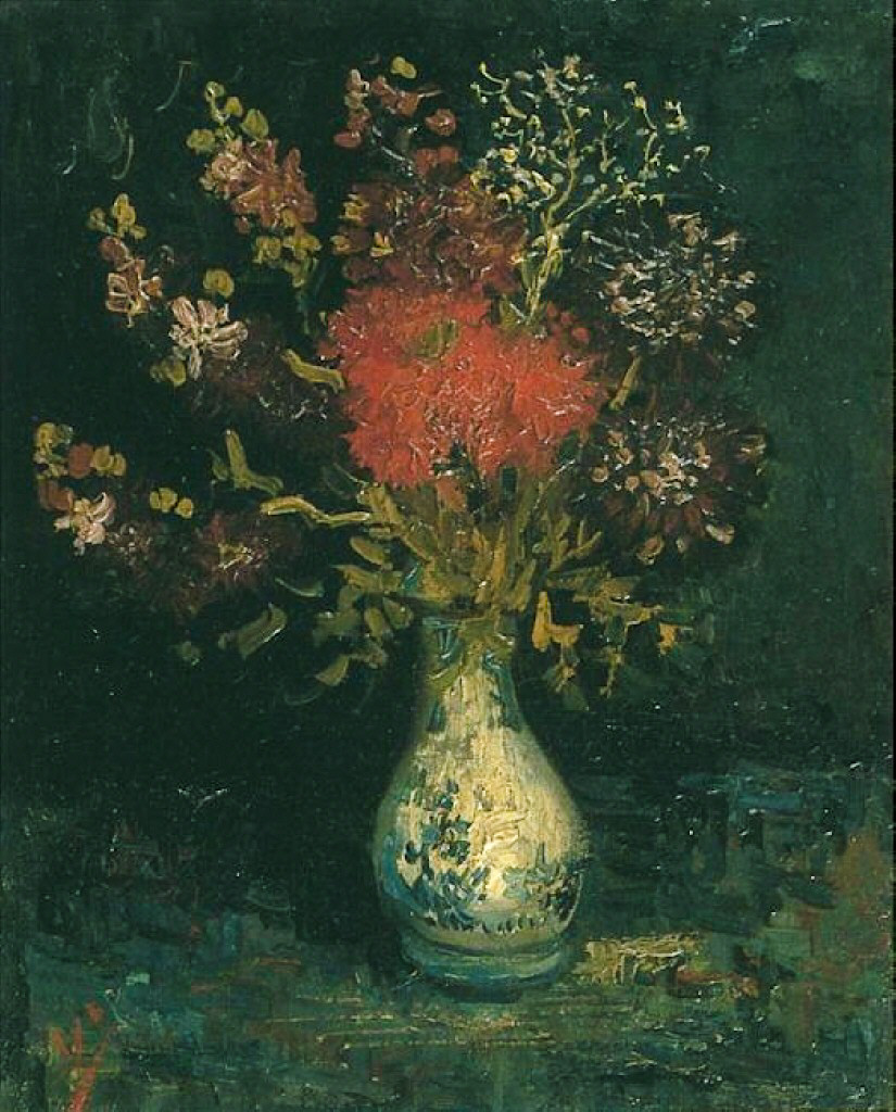 Картина Ван Гога Ваза с цветами 1886-1887